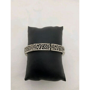 Brighton Filigree Tile Link Bracelet | Silver Tone | 7”